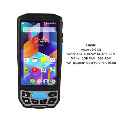 IP66 64bit Android Handheld PDA، GMS 720x1280 5 Inch PDA