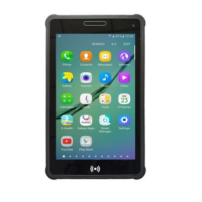 BT4.0 400nits 2.0GHz Android 11 8 Inch Tablet 6GB RAM مع قارئ UHF