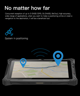 Windows 10 IPS Rugged Tablet PC مع كاميرا أمامية 2.0MP خلفية بدقة 8.0MP