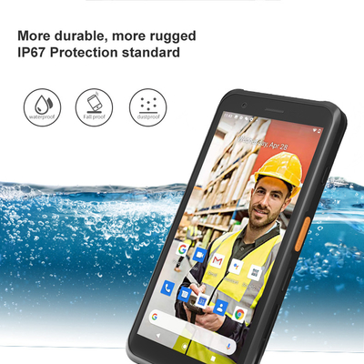 5.7 بوصة عالية الجودة 4G + 64G ANDROID BARCODE SCANNER NFC PDA HANDHELD DEVICE